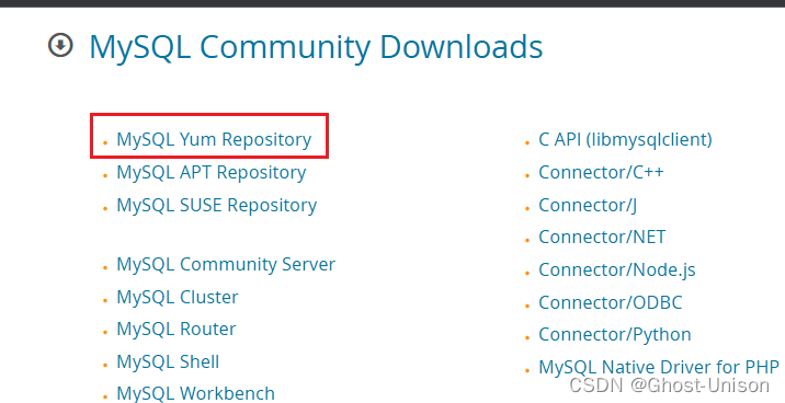 陕西yum install mysql_Linux安装MySQL(使用yum)