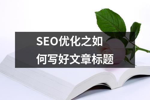 如何进行seo标题优化_SEO优化之如何写好文章标题