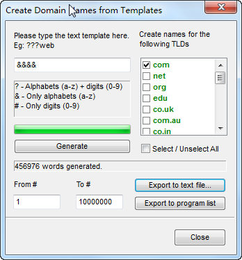 批量域名扫描查询工具是什么_域名批量查询(Domain Name Analyzer Pro)