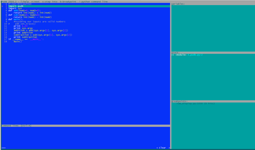 pdb调试工具使用方法_ipdb与pdb的区别_python pdb