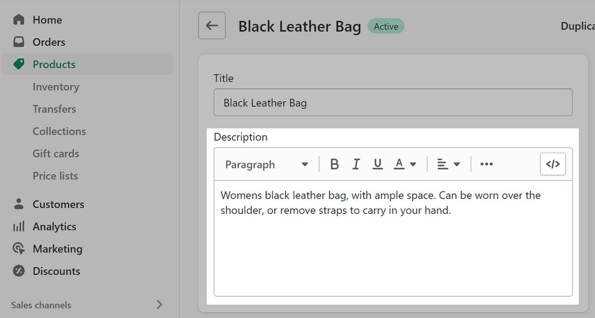 Shopify SEO 站内优化_网站seo内部优化_产品页面关键词设置