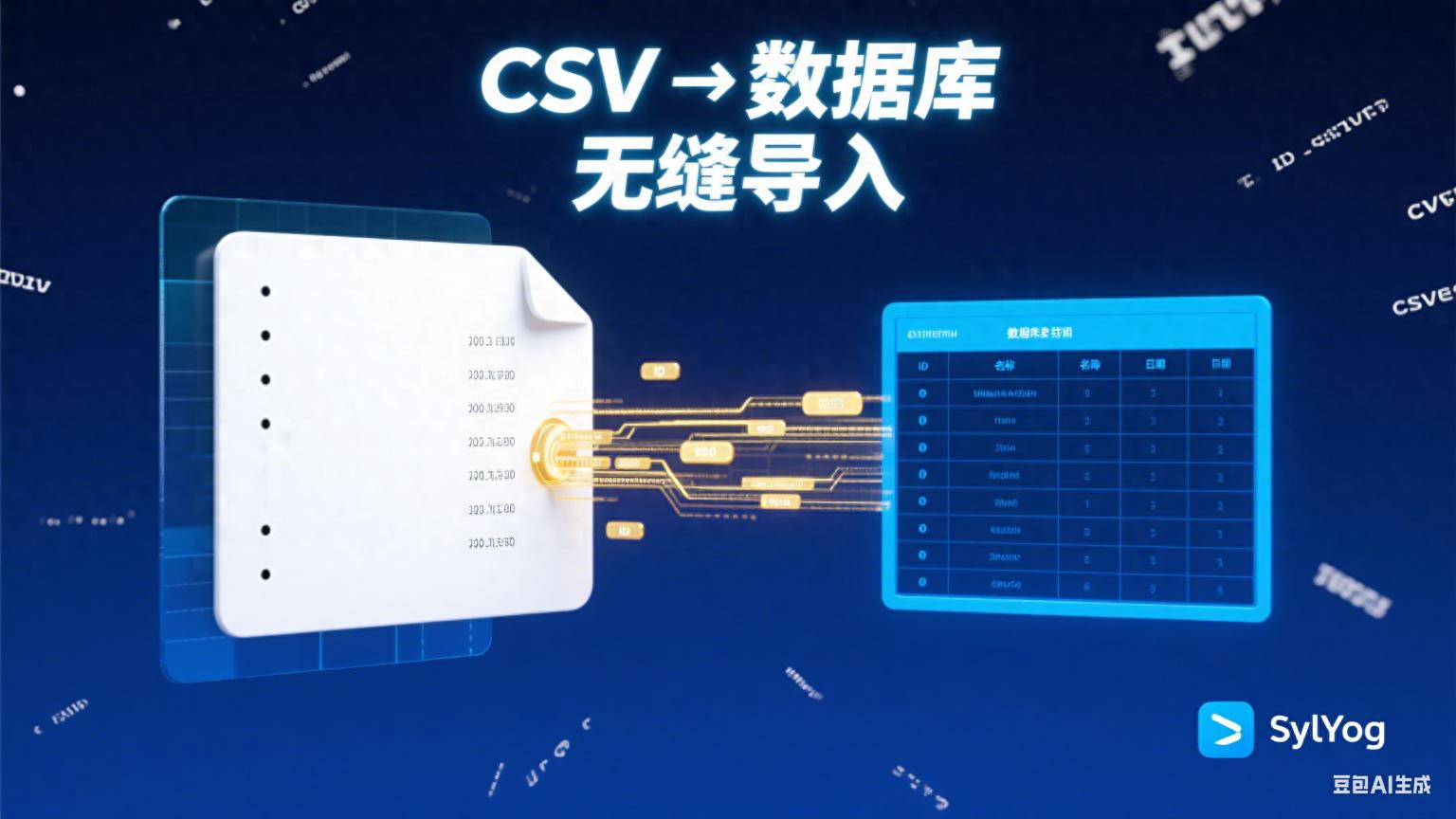 陕西导入csv数据到数据库_企业给的csv数据如何导入到数据库中？